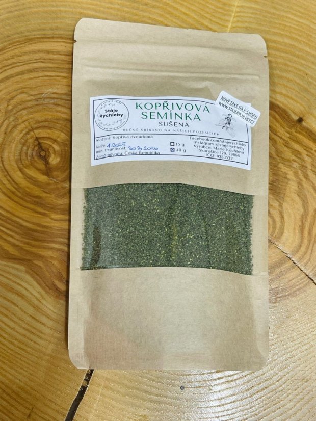 Kopřivové semínko 40 g Kopřivové semínko 40 g