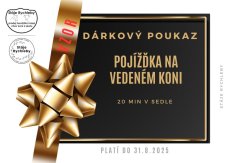 Dárkový poukaz Projížďka na koni